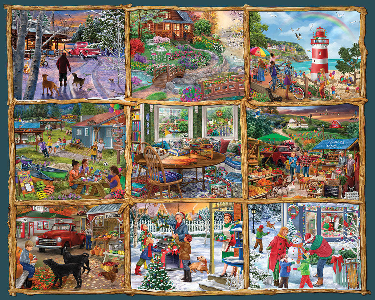 For All Seasons (1775pz) - 1000 Piece Jigsaw Puzzle
