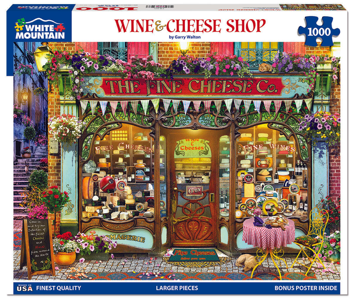 Wine & Cheese Shop (1830pz) - 1000 Piece Jigsaw Puzzle