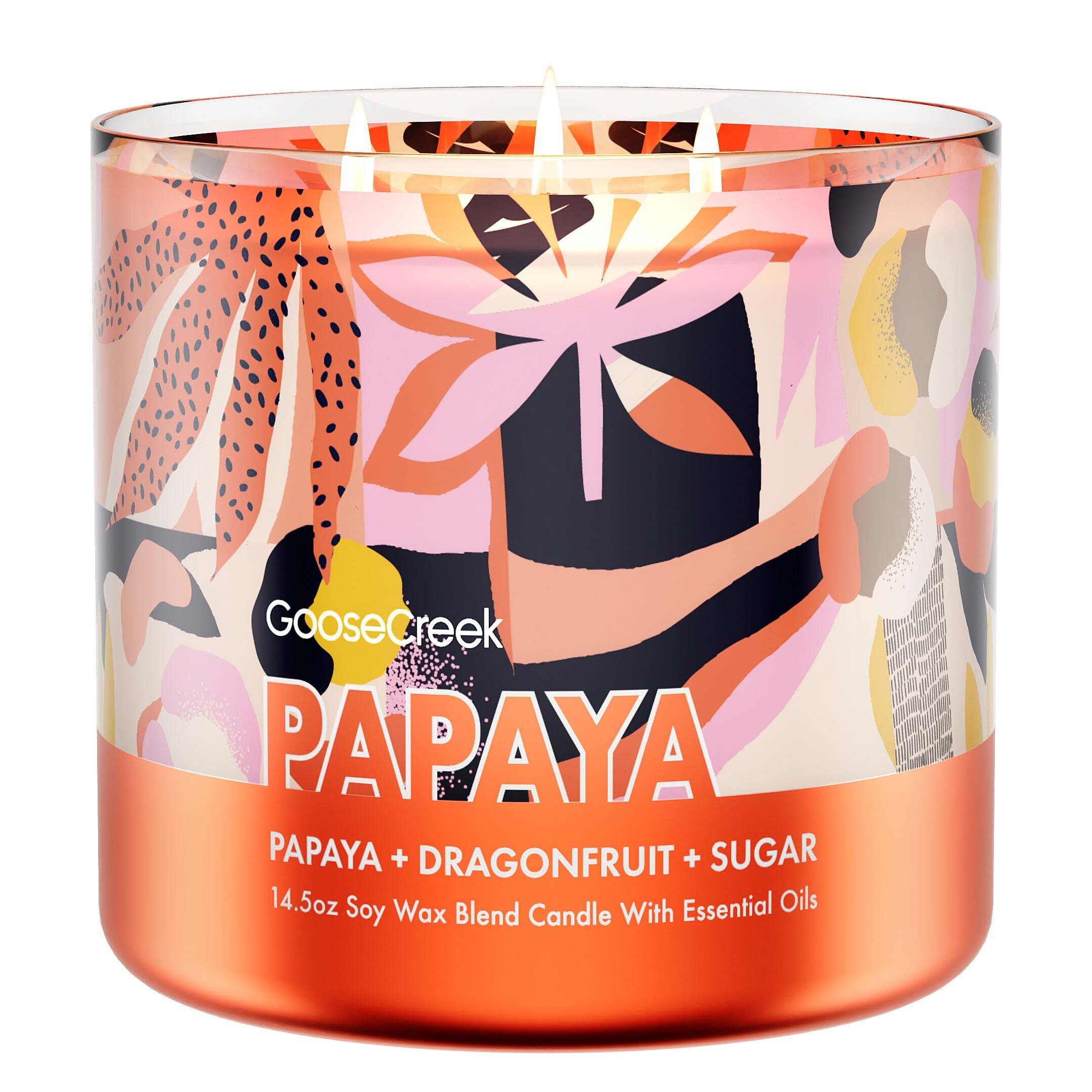 Papaya Large 3-Wick Candle