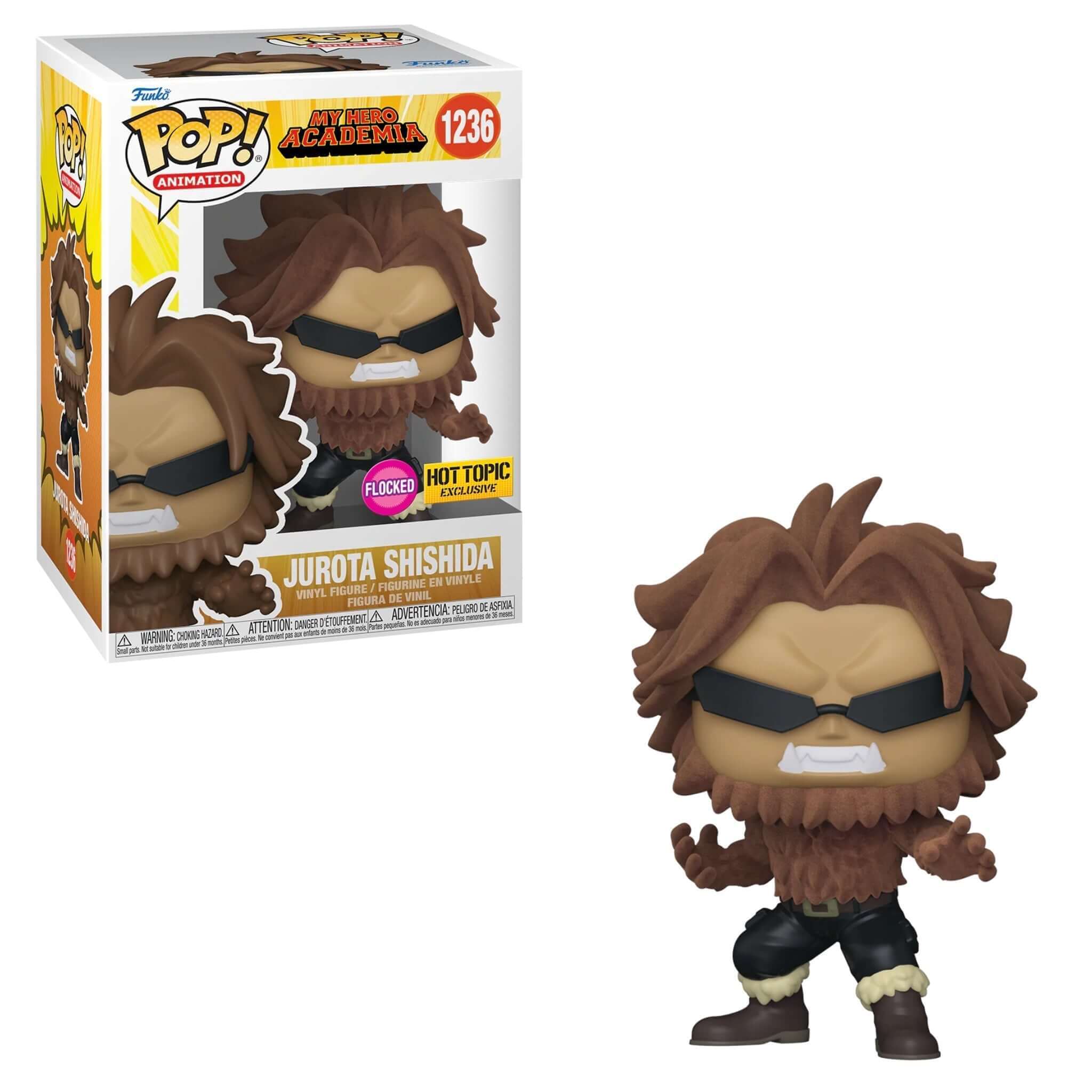 Jurota Shishida (Flocked) Funko Pop! HOT TOPIC EXCLUSIVE