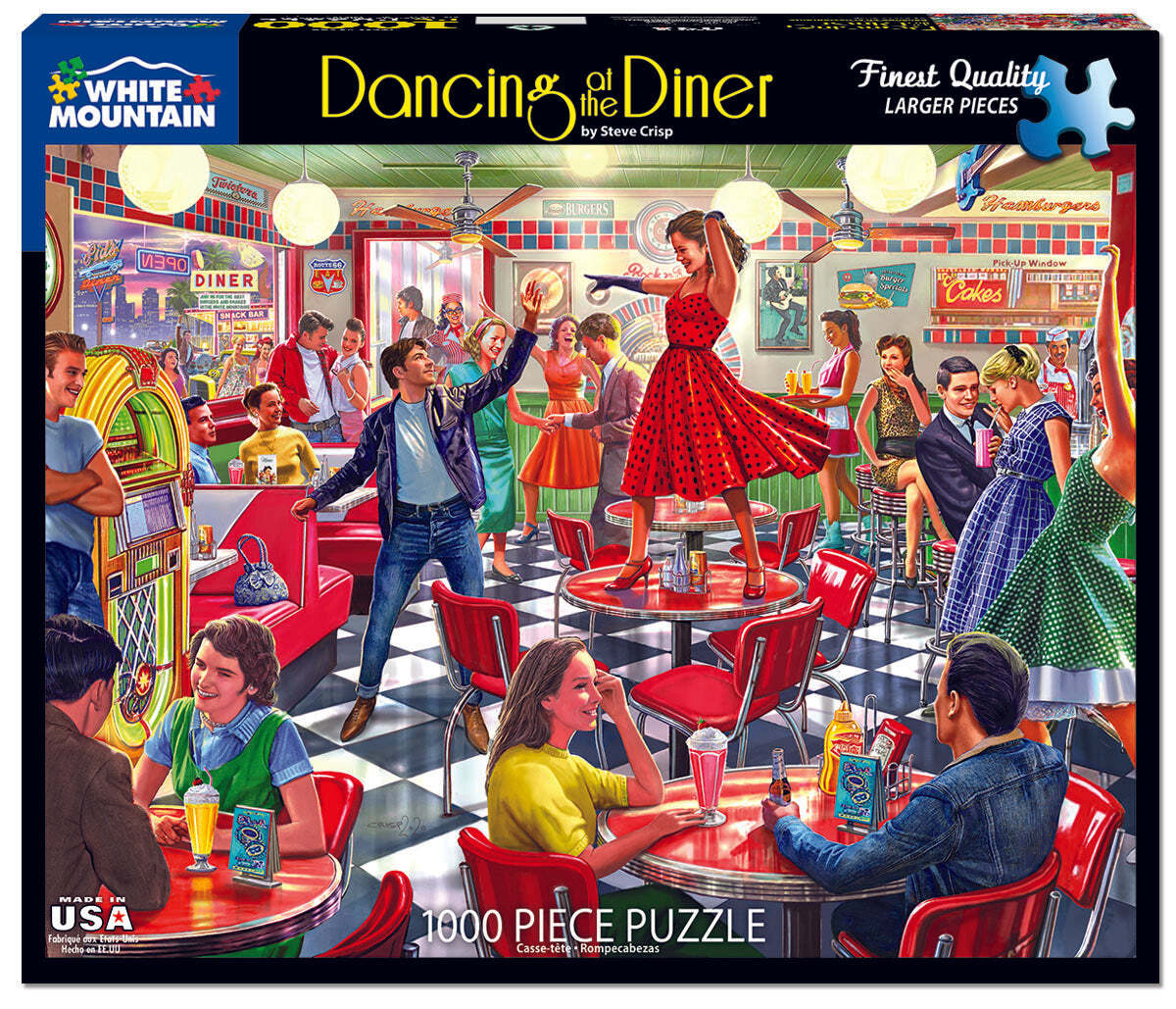 Dancing At The Diner (1622pz) - 1000 Pieces
