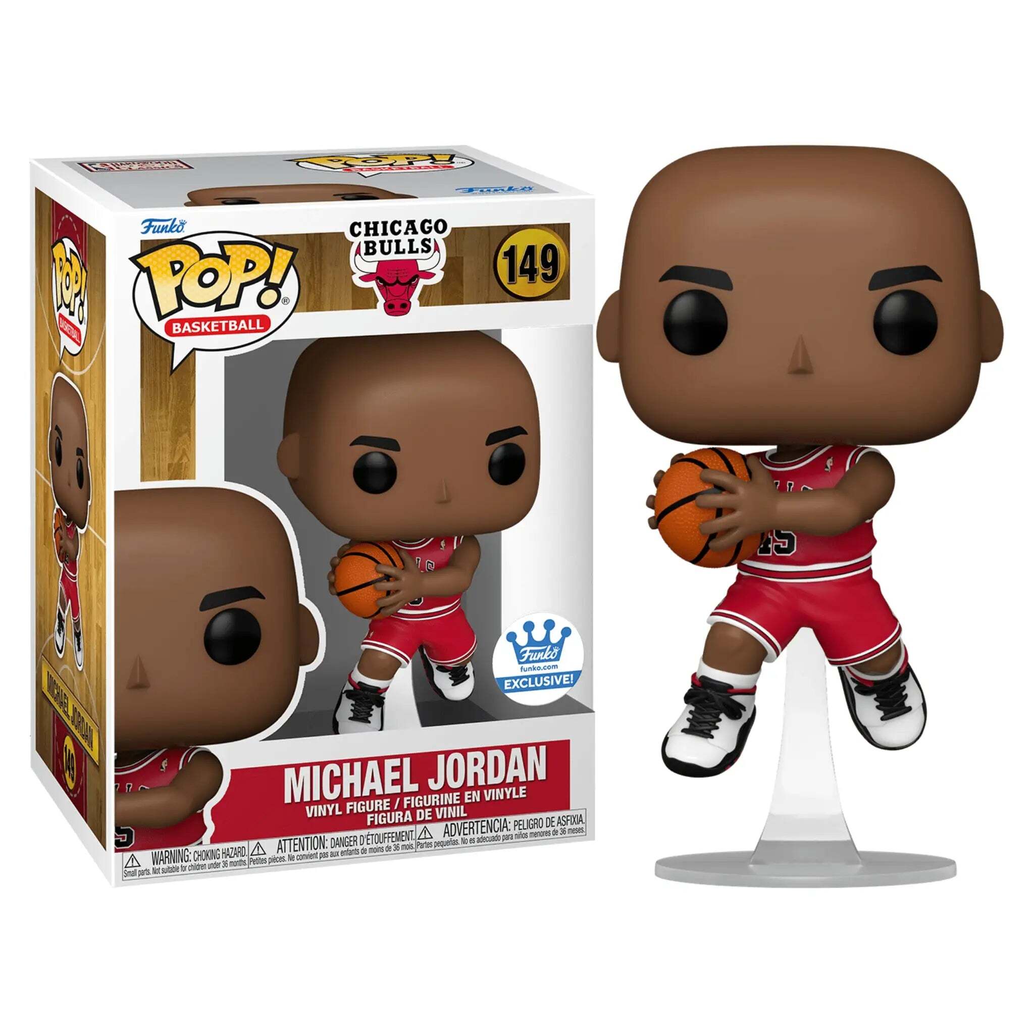 A  Michael Jordan Funko Pop! FUNKO EXCLUSIVE