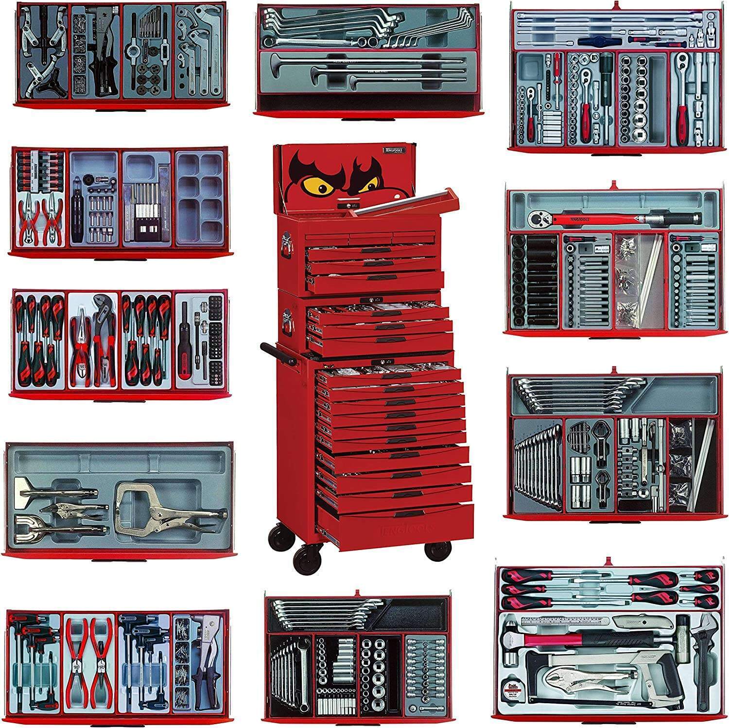 Tools 1001 Piece Mega Master Mixed Hand Tool Kit 3 Toolbox Storage C Rbgdoll 