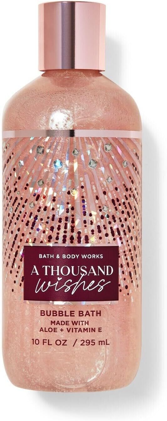 Bath & Body Works A Thousand Wishes Bubble Bath with Shea and Cocoa Butter 10 fl oz / 295 mL (A Thousand Wishess)