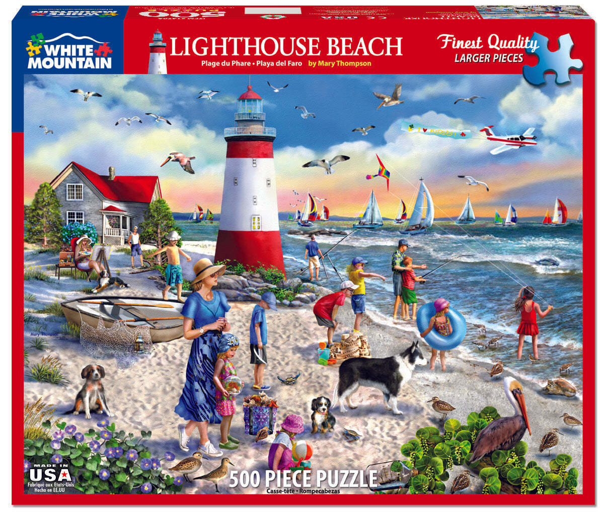 Lighthouse Beach (1478pz) - 500 Pieces