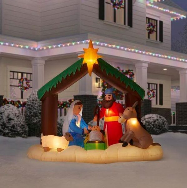 6 5 ft led inflatable nativity scene