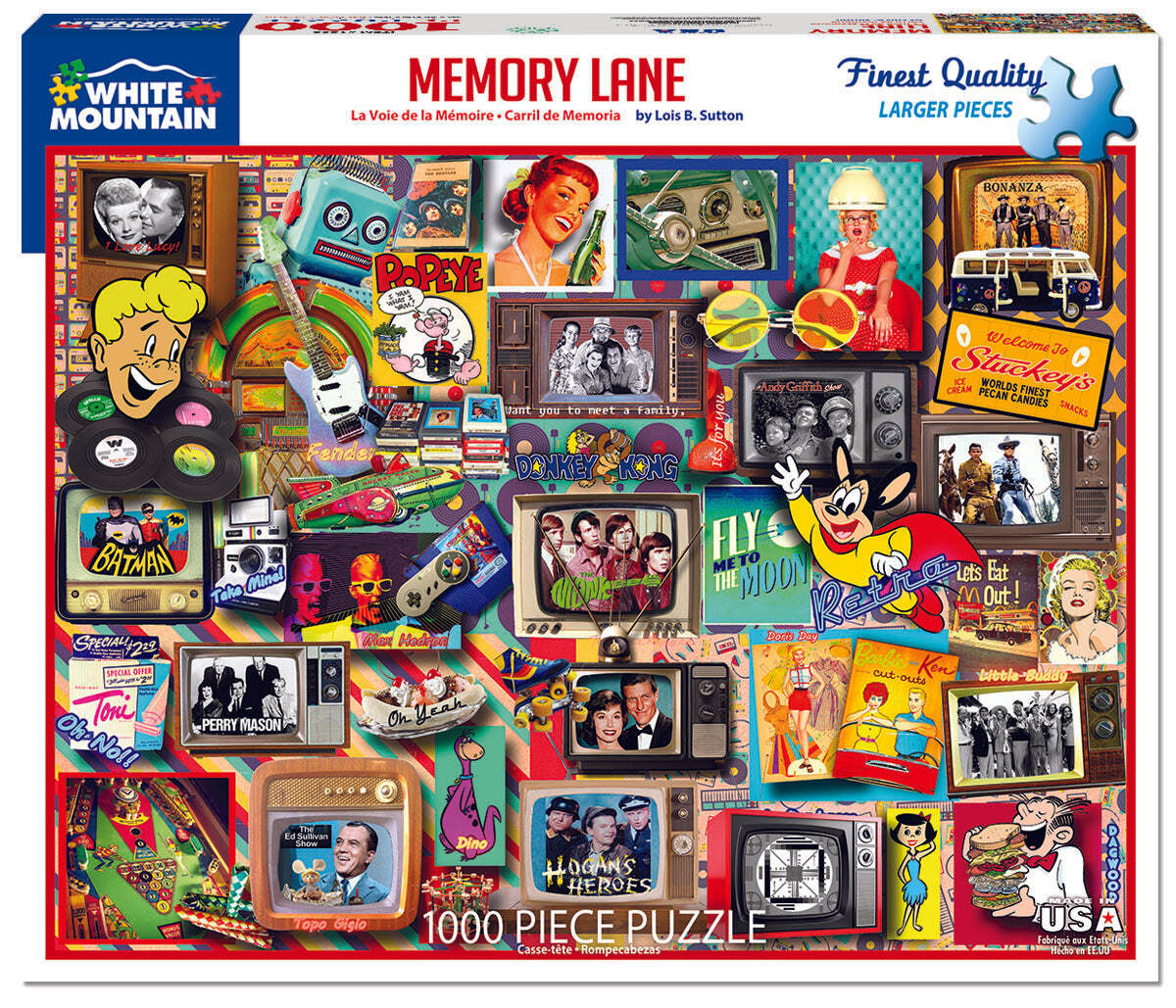 Memory Lane (1593pz) - 1000 Piece Jigsaw Puzzle