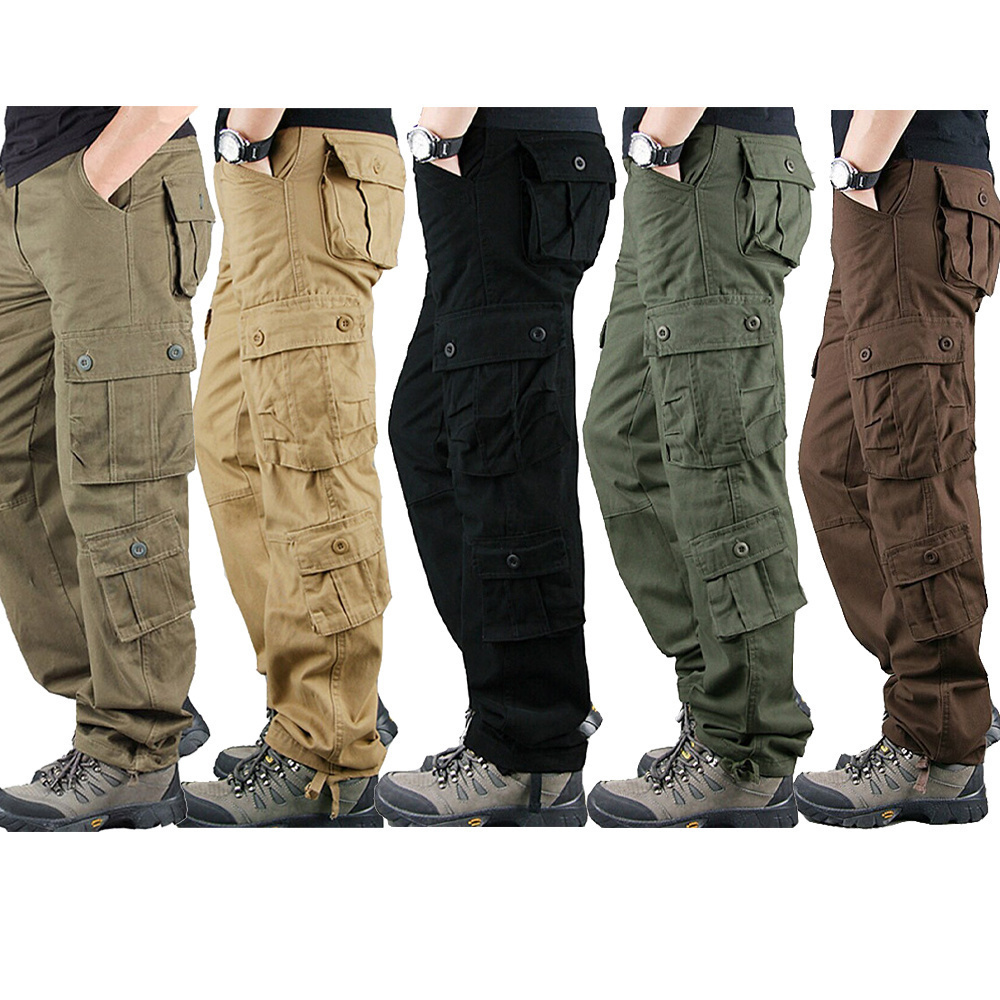 5-Pack Men's Military Work Pants Hiking Cargo Pants Tactical Pants ...