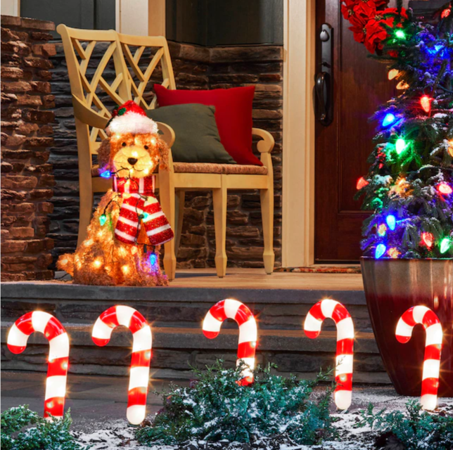 27-in LED Fluffy Doodle with Light String