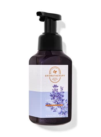Bath & Body Works Bath and Body Works Aromatherapy LAVENDER + VANILLA Deluxe Gift Set - Body Cream - Body Lotion - Body Wash and Gentle Foaming Hand Soap - Full Size