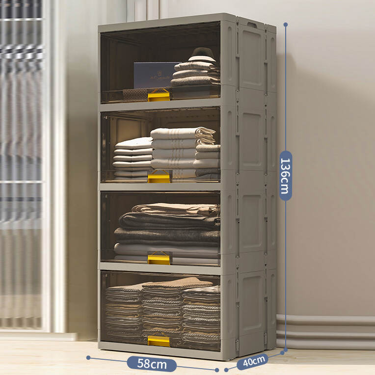 【Buy 1 get 1 free】Folding storage cabinet（8-10Layers）