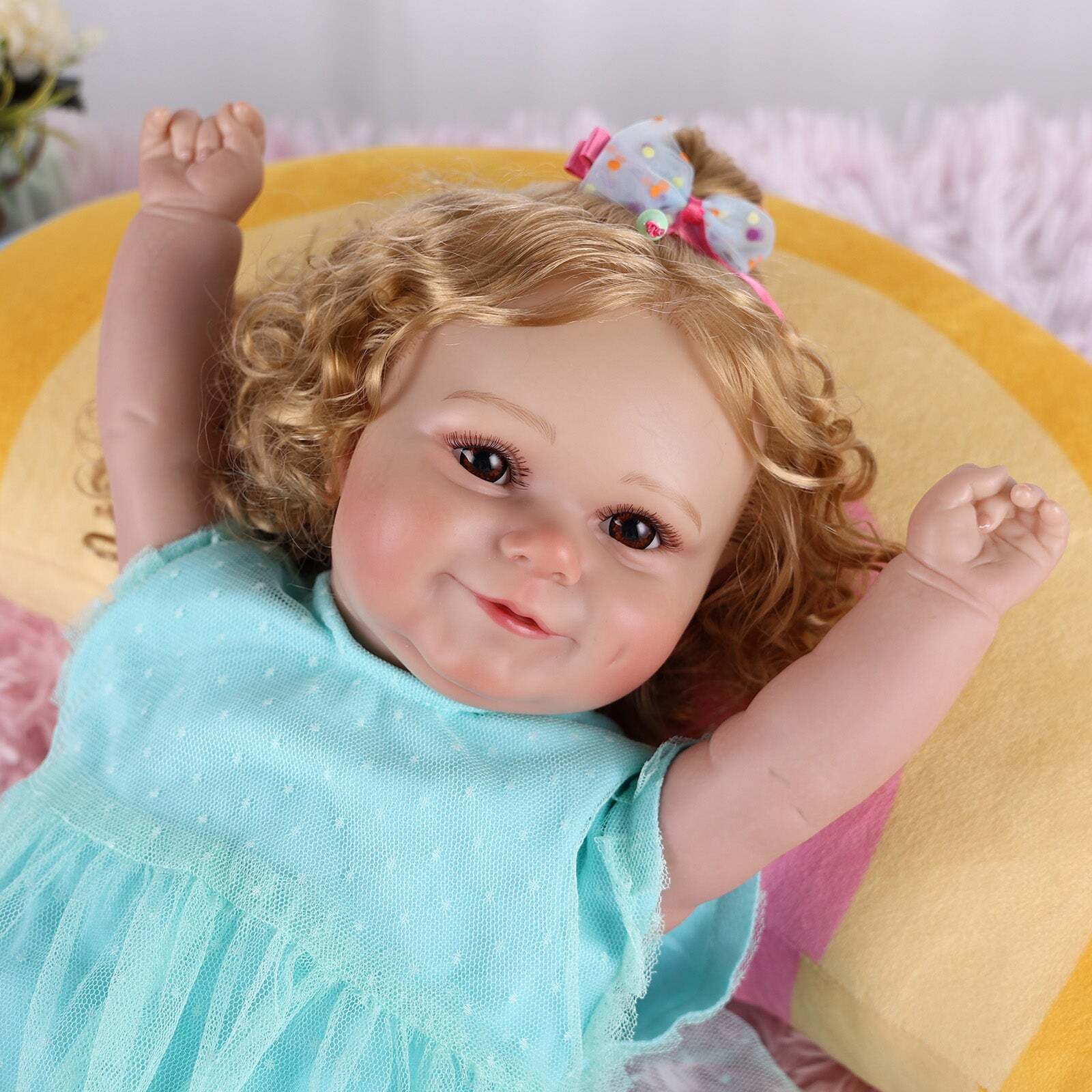 Babeside 20 Inch Lifelike Reborn Baby Dolls Girl Maddy Real Baby Feeli ...