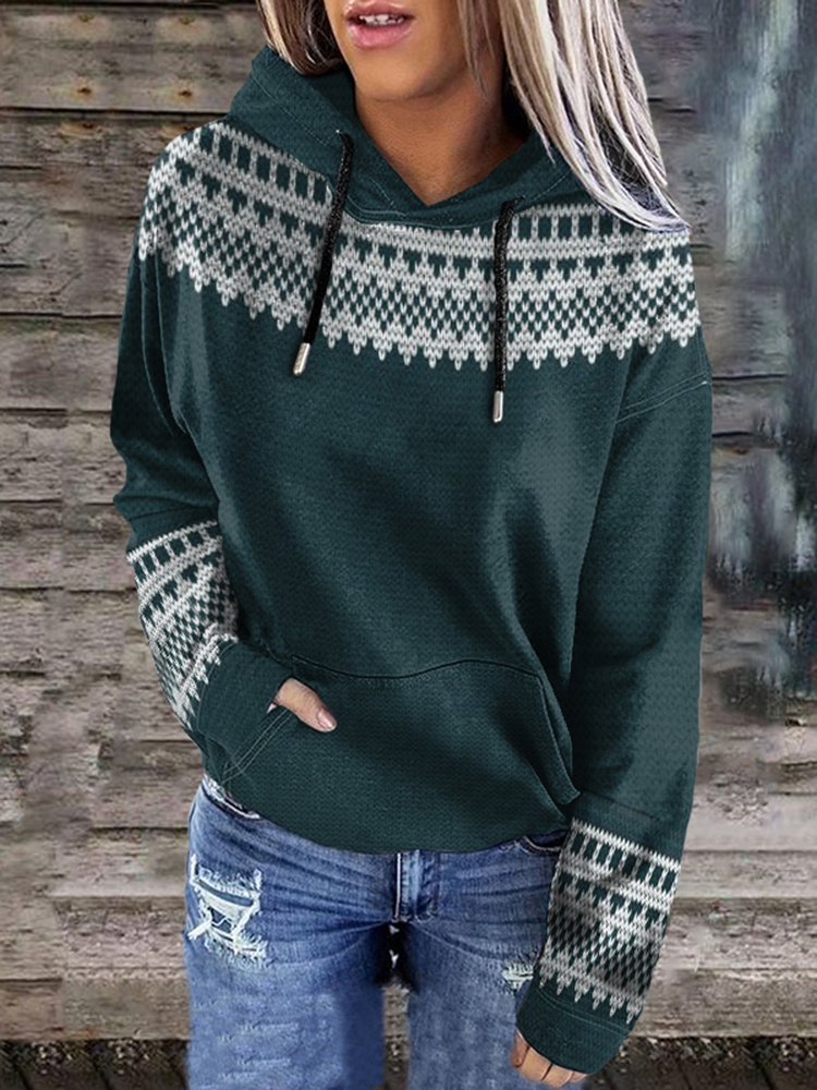 Fairman Island Sweater Print Vintage Crewneck Hoodie - 👉👉👉