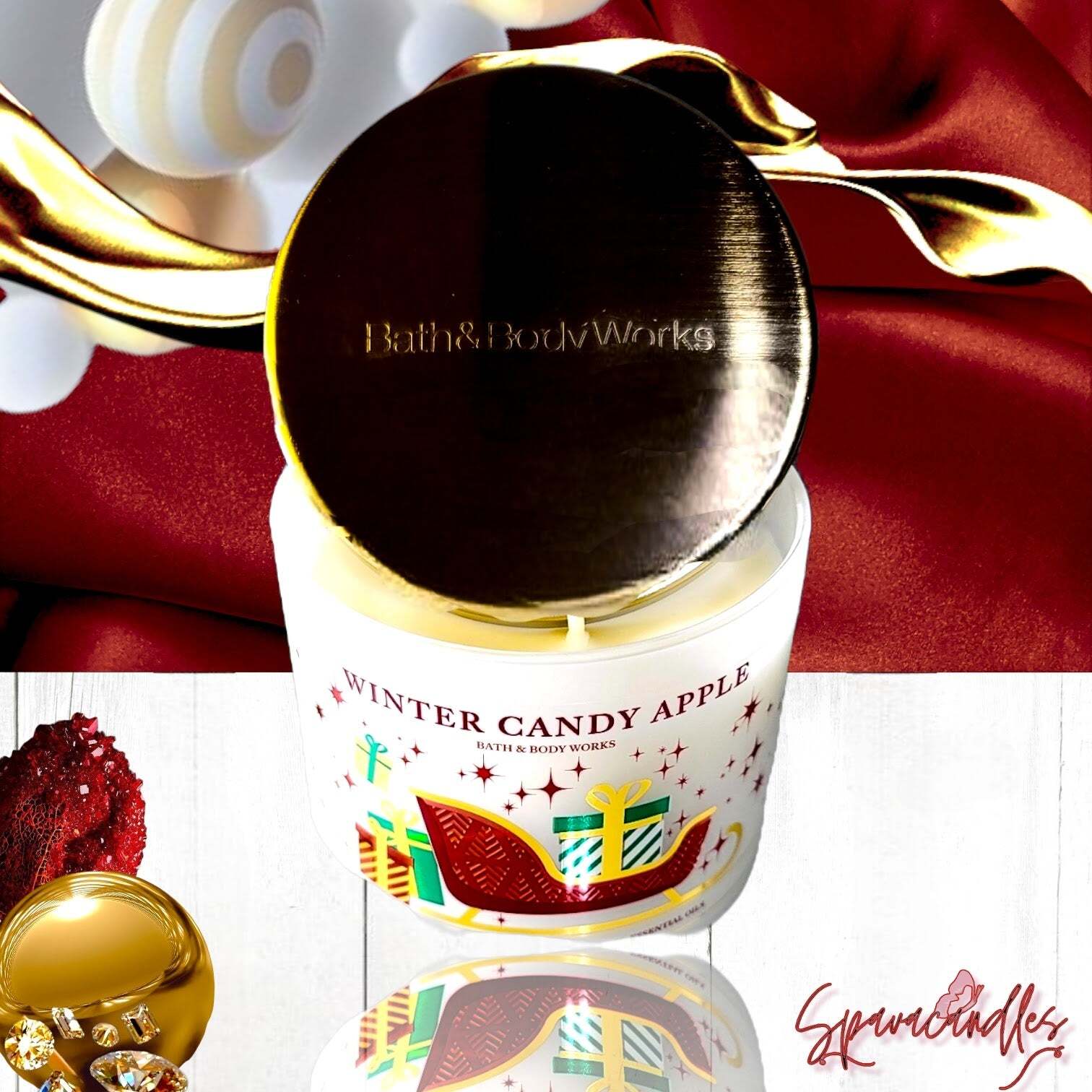 Winter candy Apple 3 Wick Candle 20222