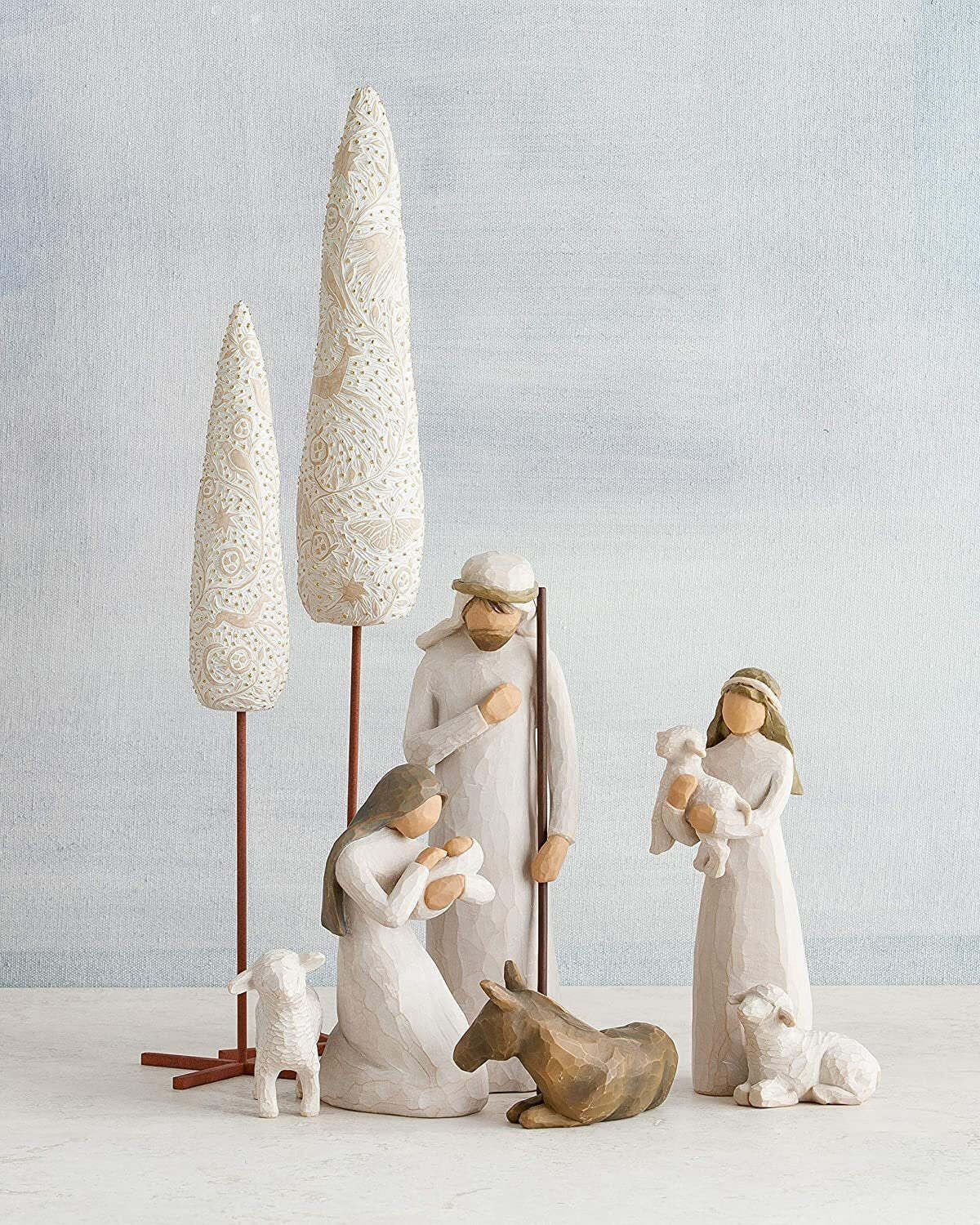 Nativity Figurines, 6 piece set Table Runner