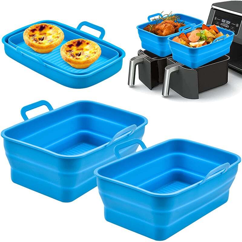Foldable Air Fryer Silicone Baking Tray