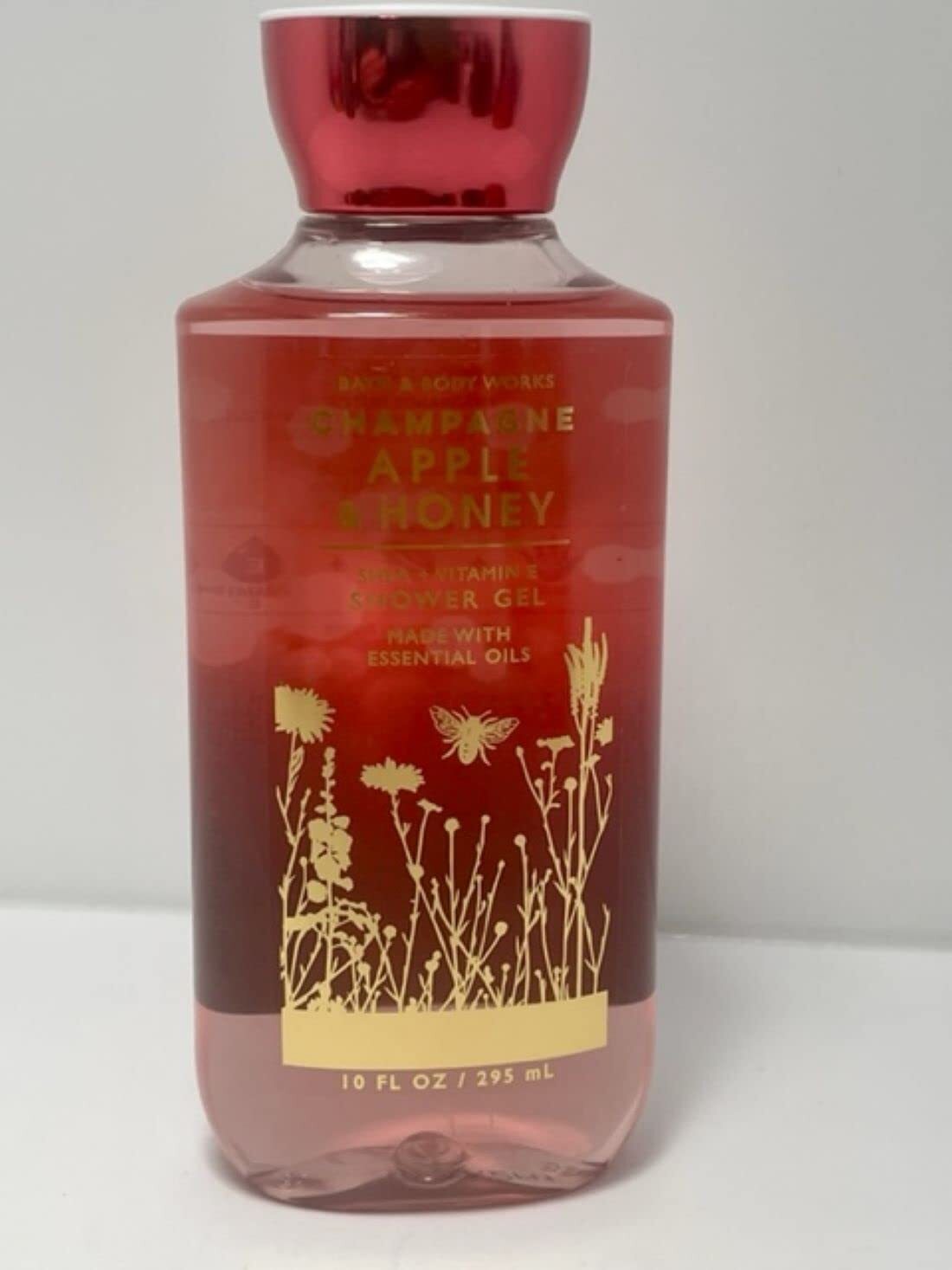 Bath and Body Works Champagne Apple Honey Shower Gel 10 Ounce Full Size