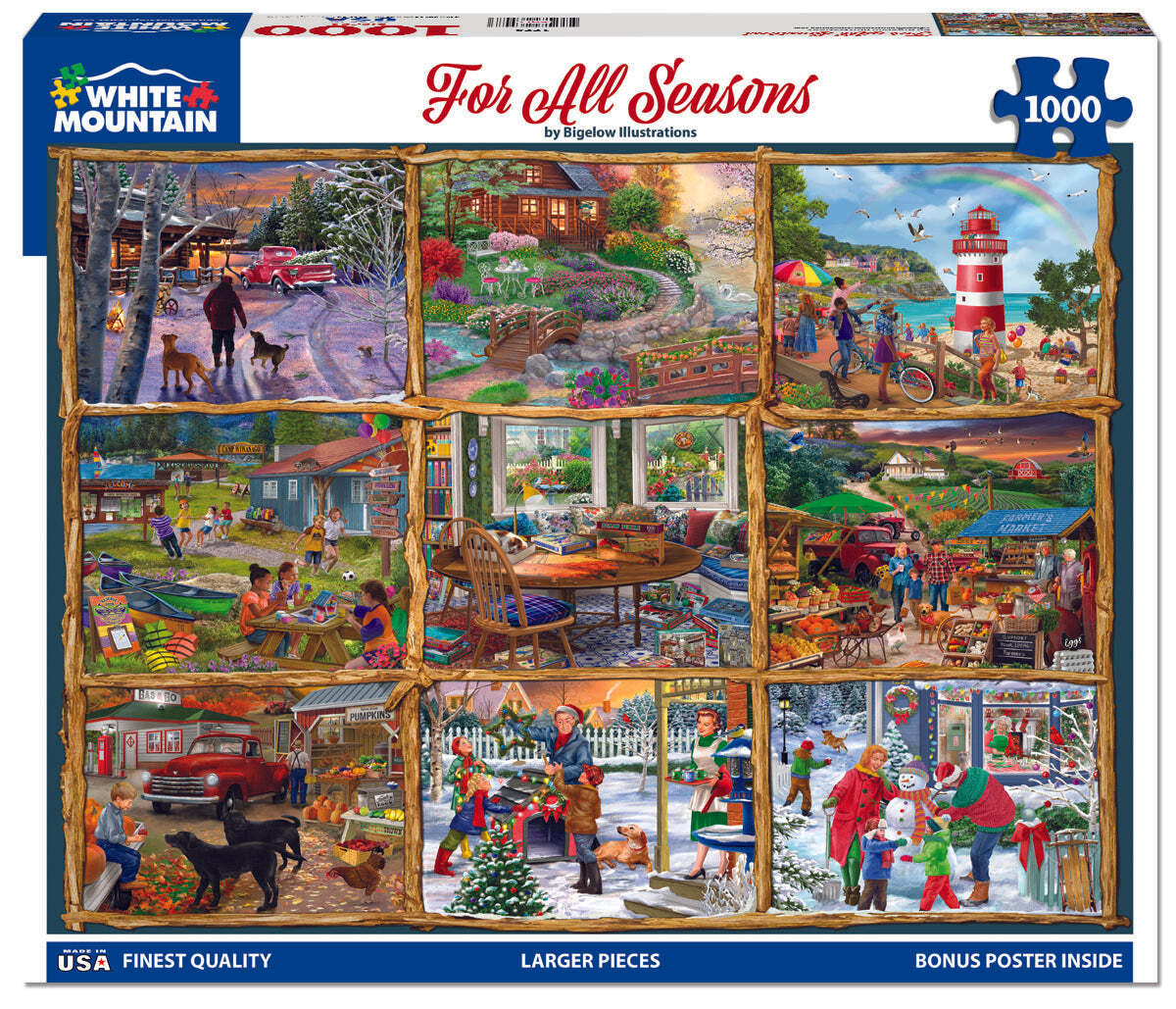 For All Seasons (1775pz) - 1000 Piece Jigsaw Puzzle
