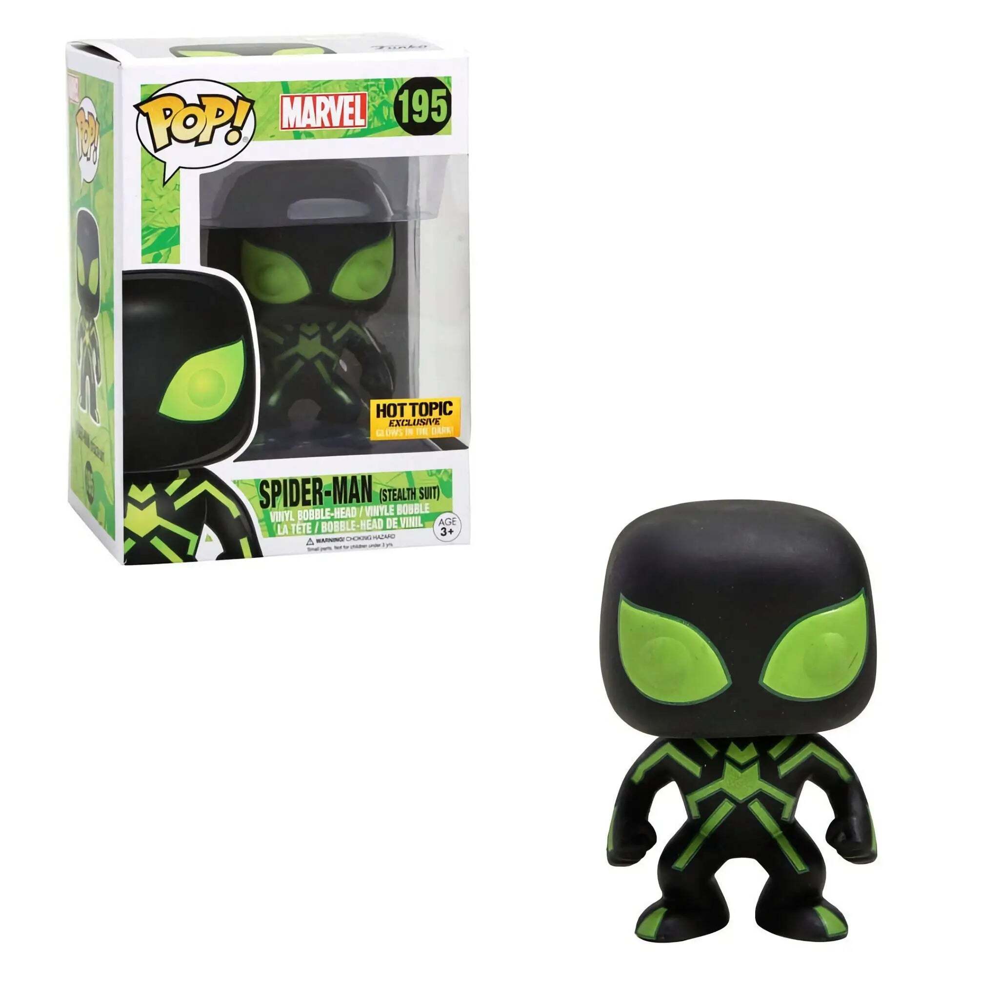 Spider-Man (Stealth Suit) Funko Pop! HOT TOPIC EXCLUSIVE
