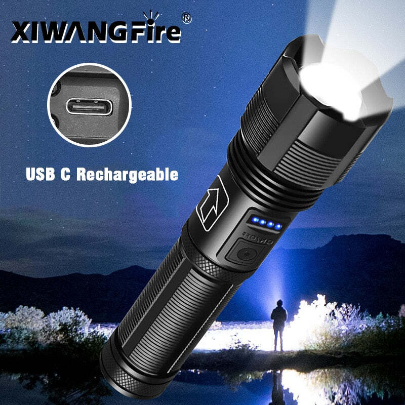 Waterproof Laser Military Flashlight