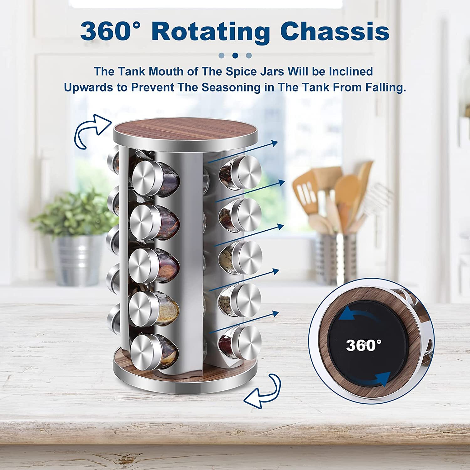 rotating spice rack, 20 cans of rotating spices JCPenney